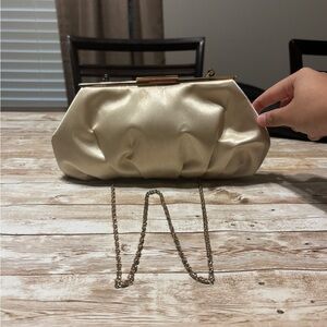 Lulu Townsend Elegant Gold Clutch Bag